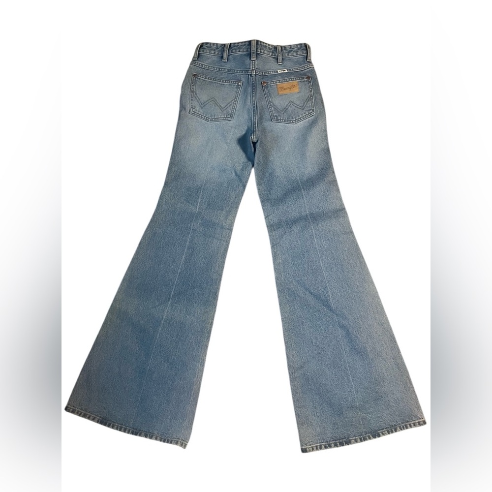 Wrangler Blue Flare Wide Leg Jeans
